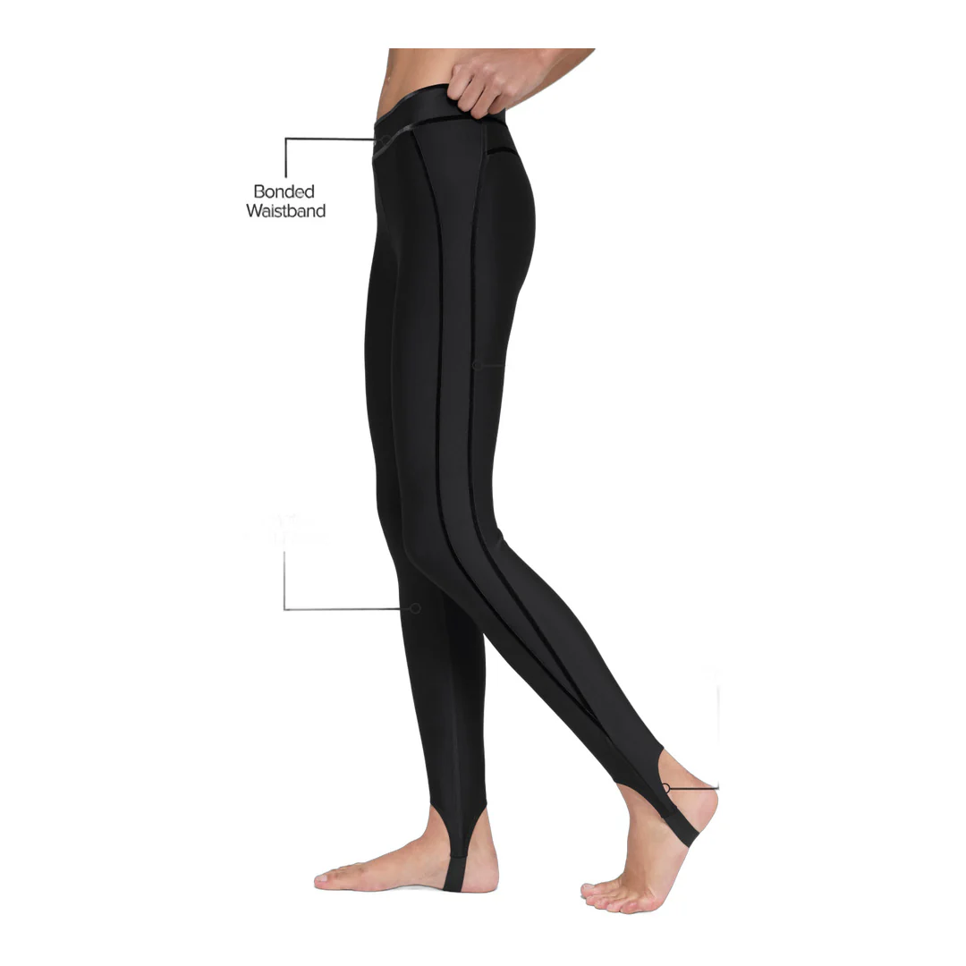 alo Airlift High-Waist Love Language Stirrup Legging - Black - Image 2