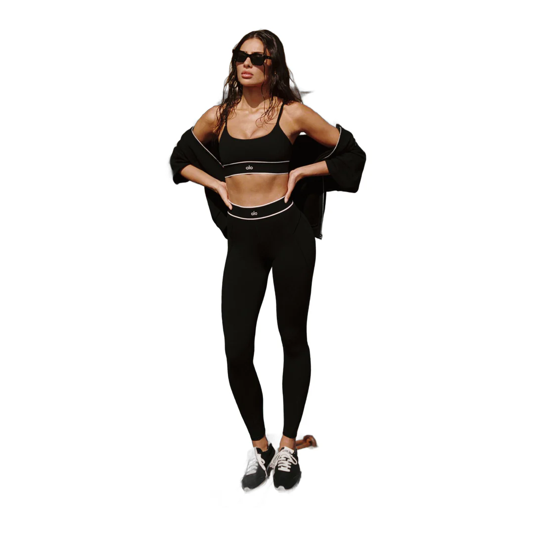 alo ALO Softsculpt High-Waist Amp It Up Legging - Black