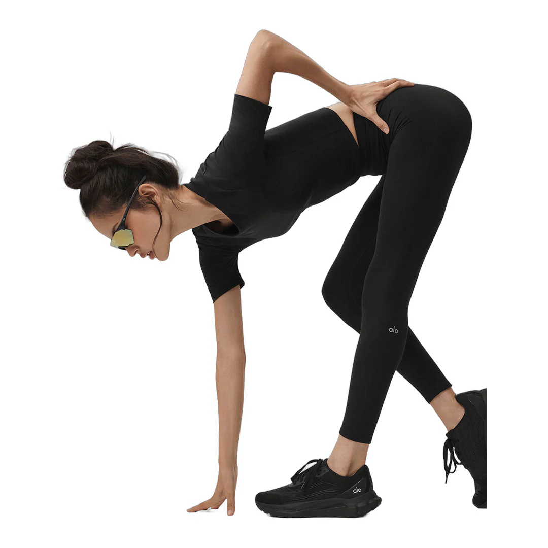 alo ALO Softsculpt High-Waist 7/8 Legging - Black - Image 3