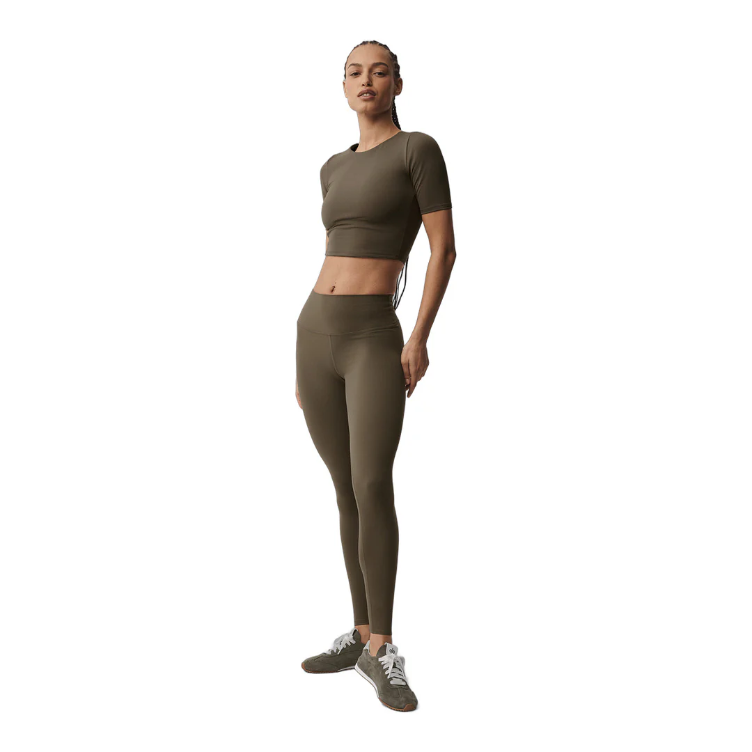 alo ALO Softsculpt High-Waist 7/8 Legging - Olive Tree - Image 6