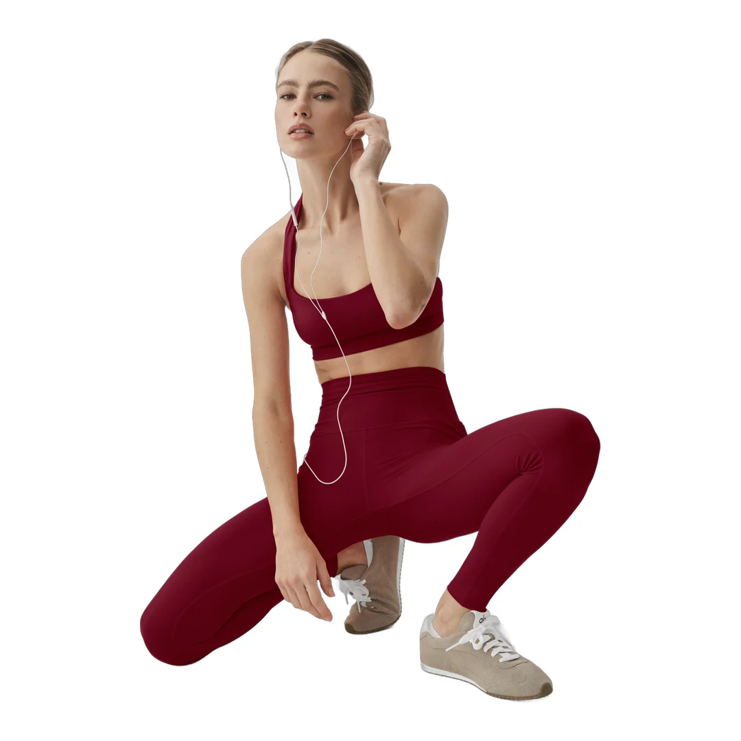 alo ALO Softsculpt High-Waist 7/8 Legging - Summer Romance Red - Image 2