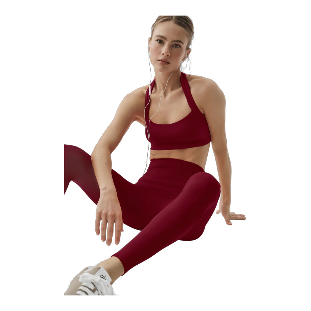 alo ALO Softsculpt High-Waist 7/8 Legging - Summer Romance Red - Image 4