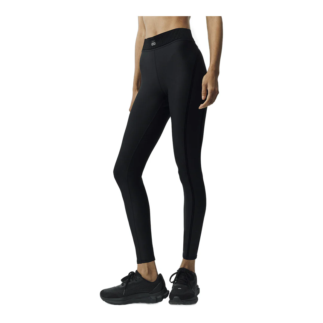 alo Airlift Line Up Mirage 7/8 Legging - Black - Image 3