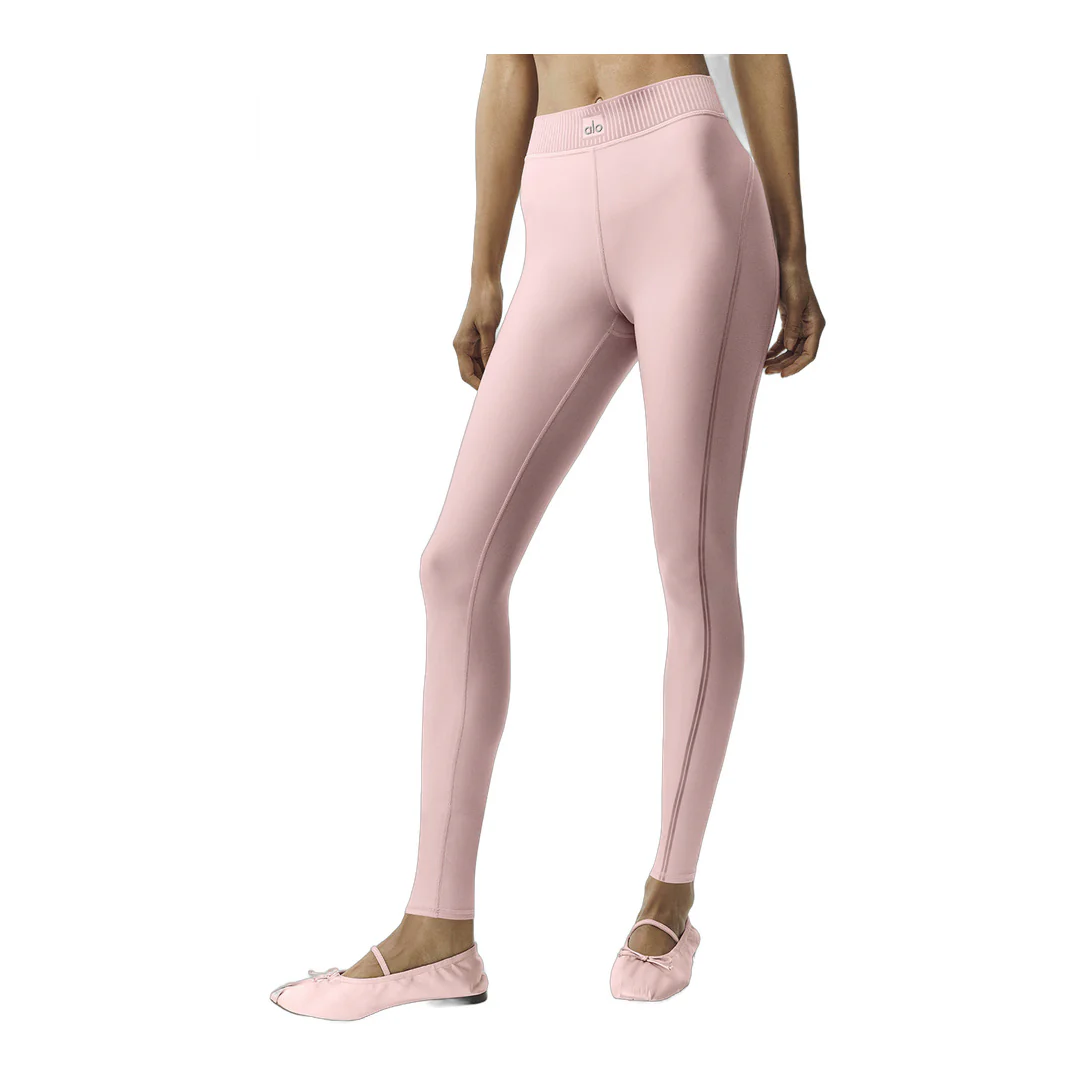 alo Airlift Line Up Mirage 7/8 Legging - Pink Champagne - Image 3