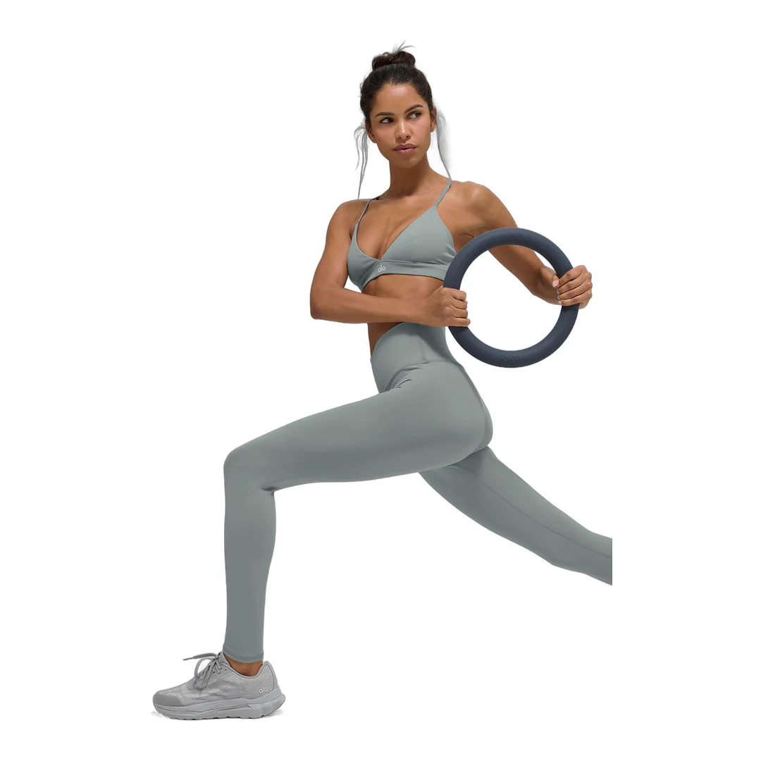alo High-Waist Airbrush Legging - Lunar Grey - Image 5