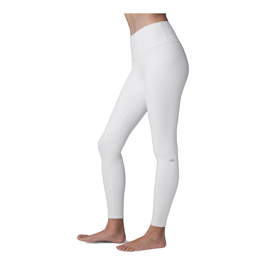alo High-Waist Airbrush Legging - White - Image 4