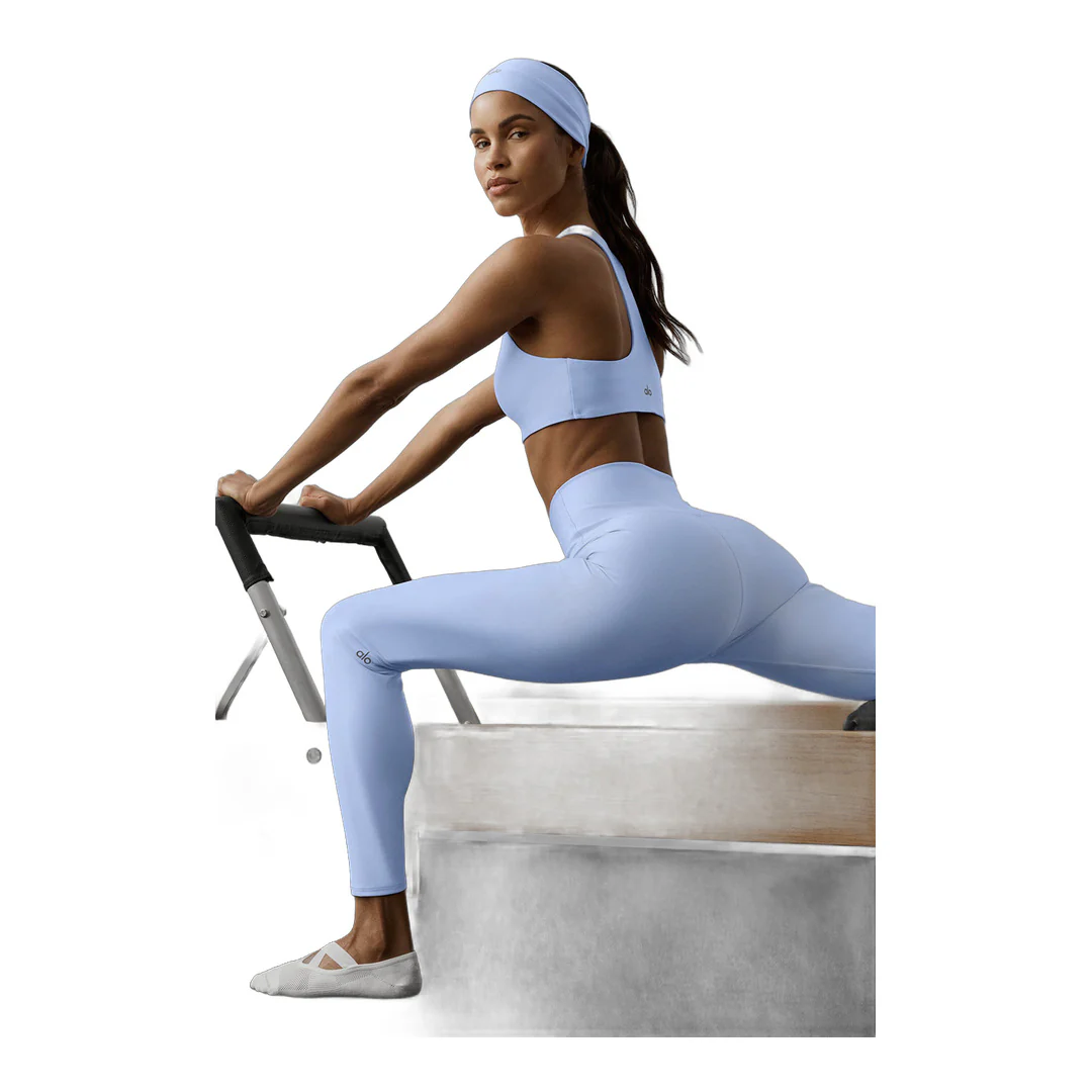 alo High-Waist Airlift Legging - Light Provence Blue - Image 4