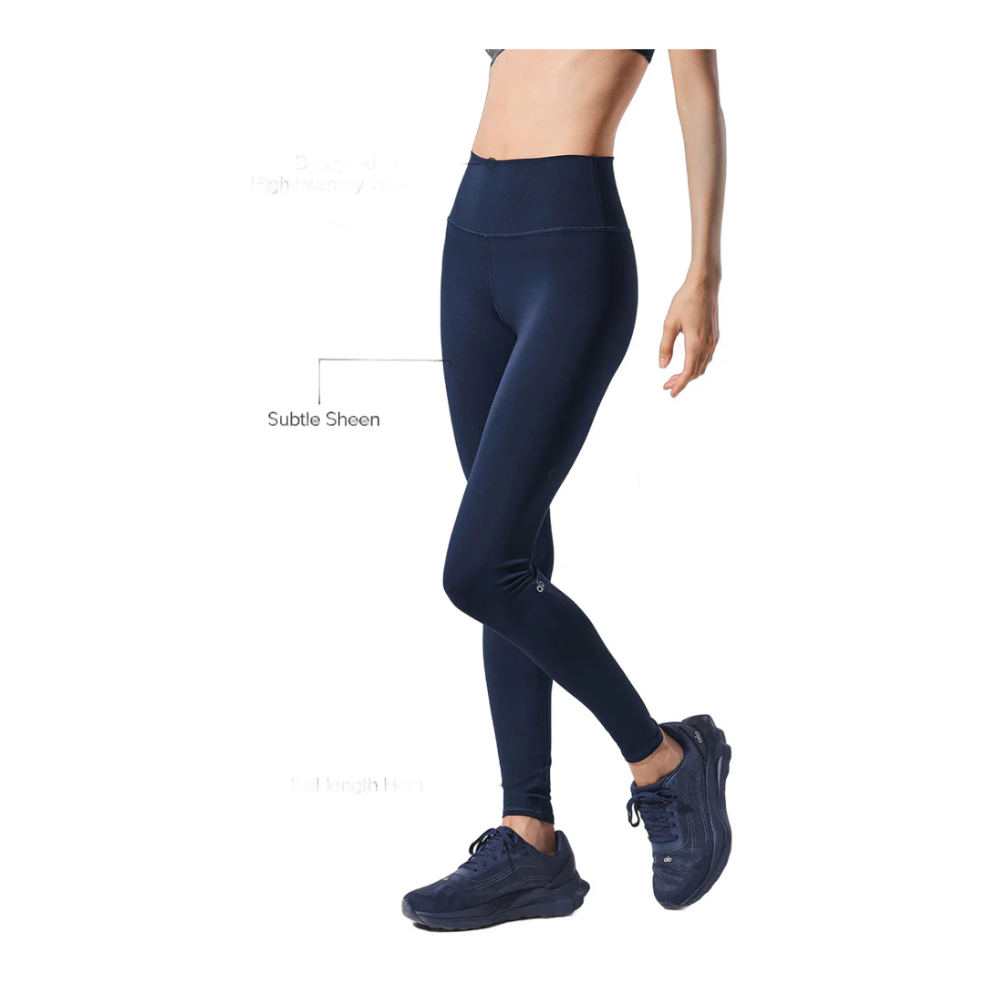 alo High-Waist Airlift Legging - Navy - Image 2