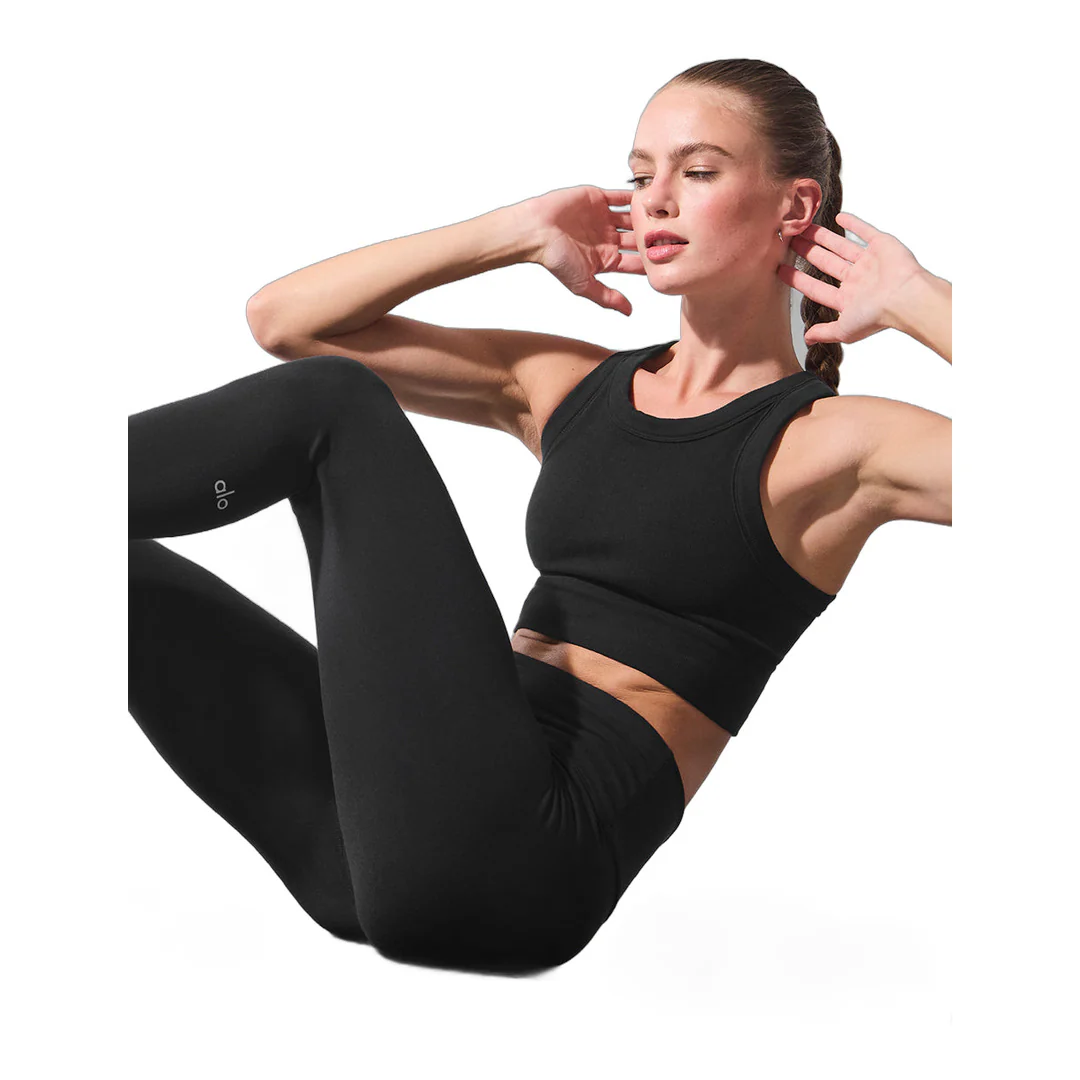 alo 7/8 High-Waist Airbrush Legging - Black - Image 6