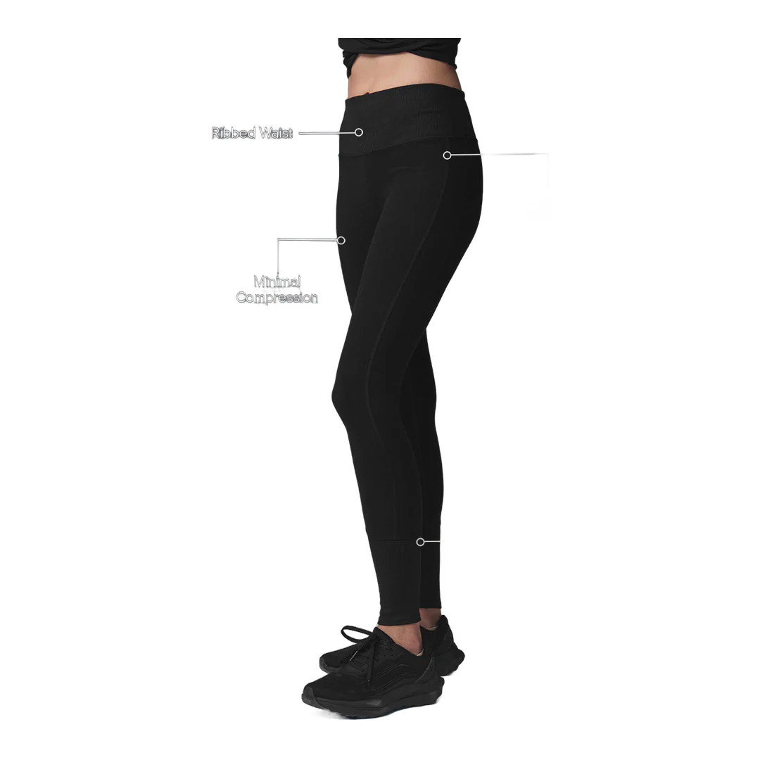 alo High-Waist Alosoft Lounge Legging - Black - Image 2