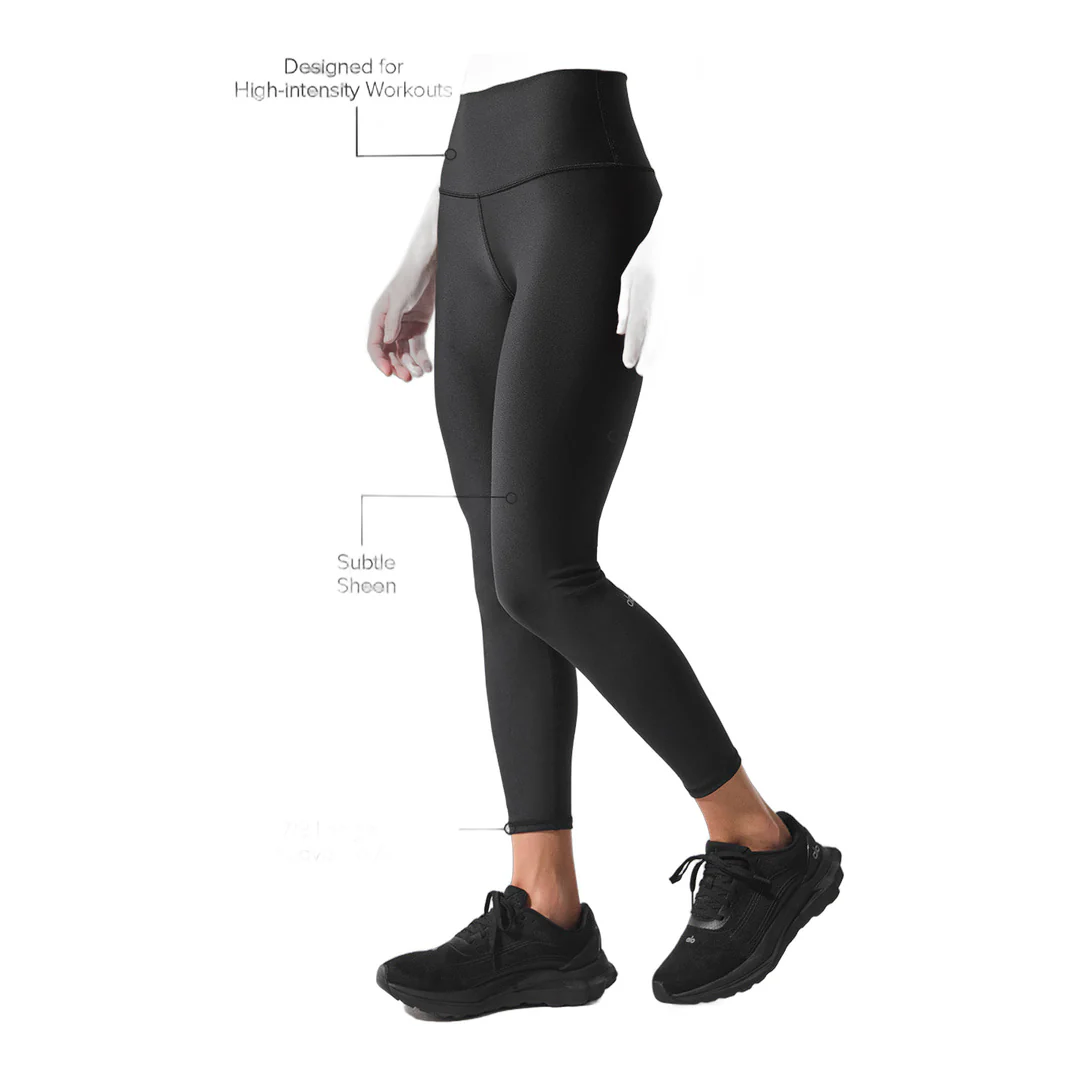 alo 7/8 High-Waist Airlift Legging - Black - Image 2
