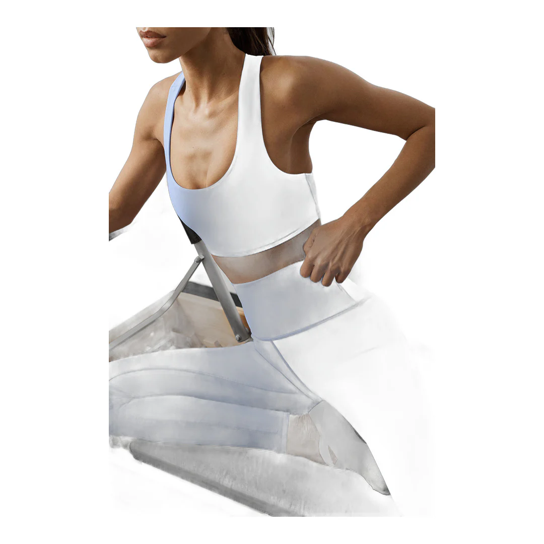 alo 7/8 High-Waist Airlift Legging - Light Provence Blue - Image 4