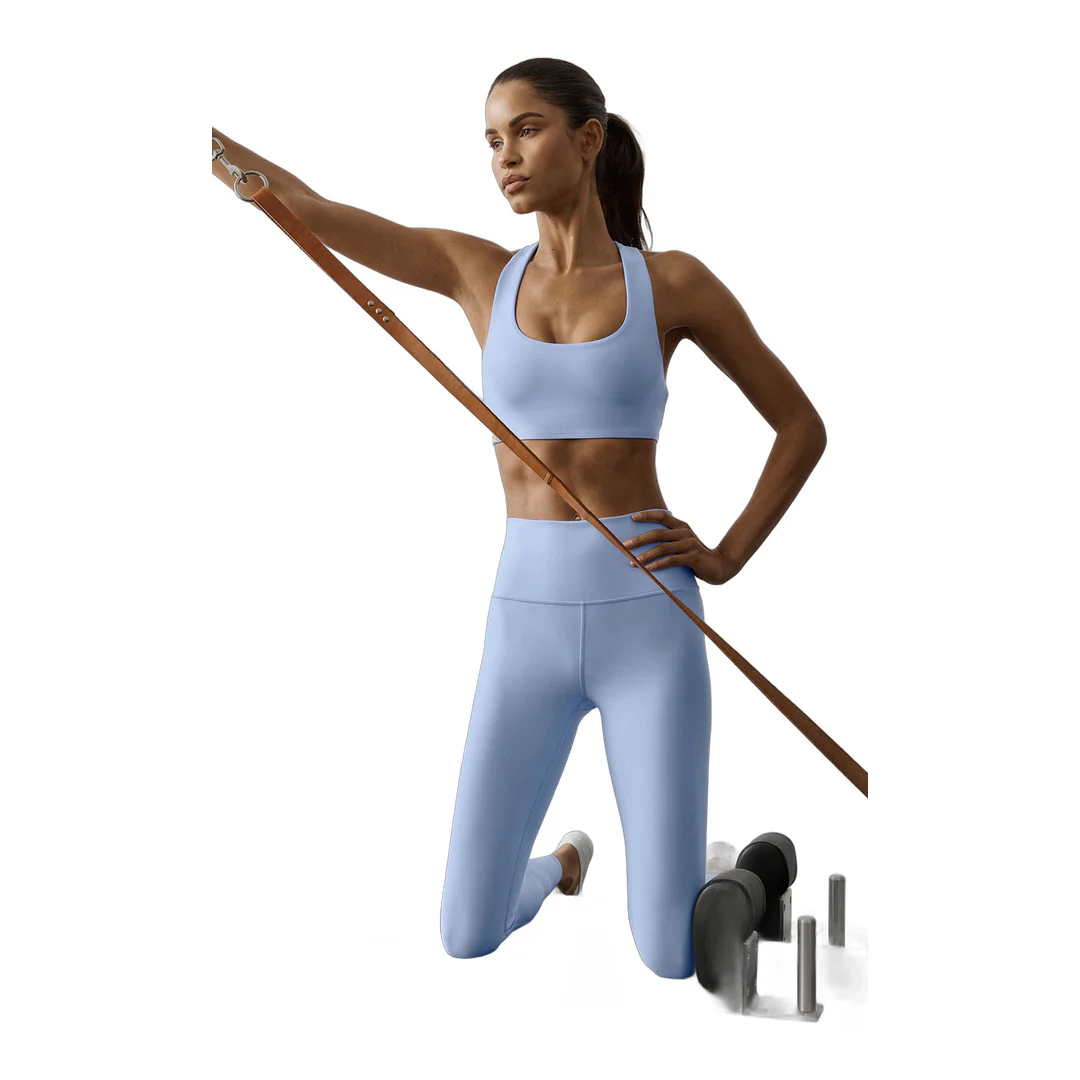 alo 7/8 High-Waist Airlift Legging - Light Provence Blue - Image 5
