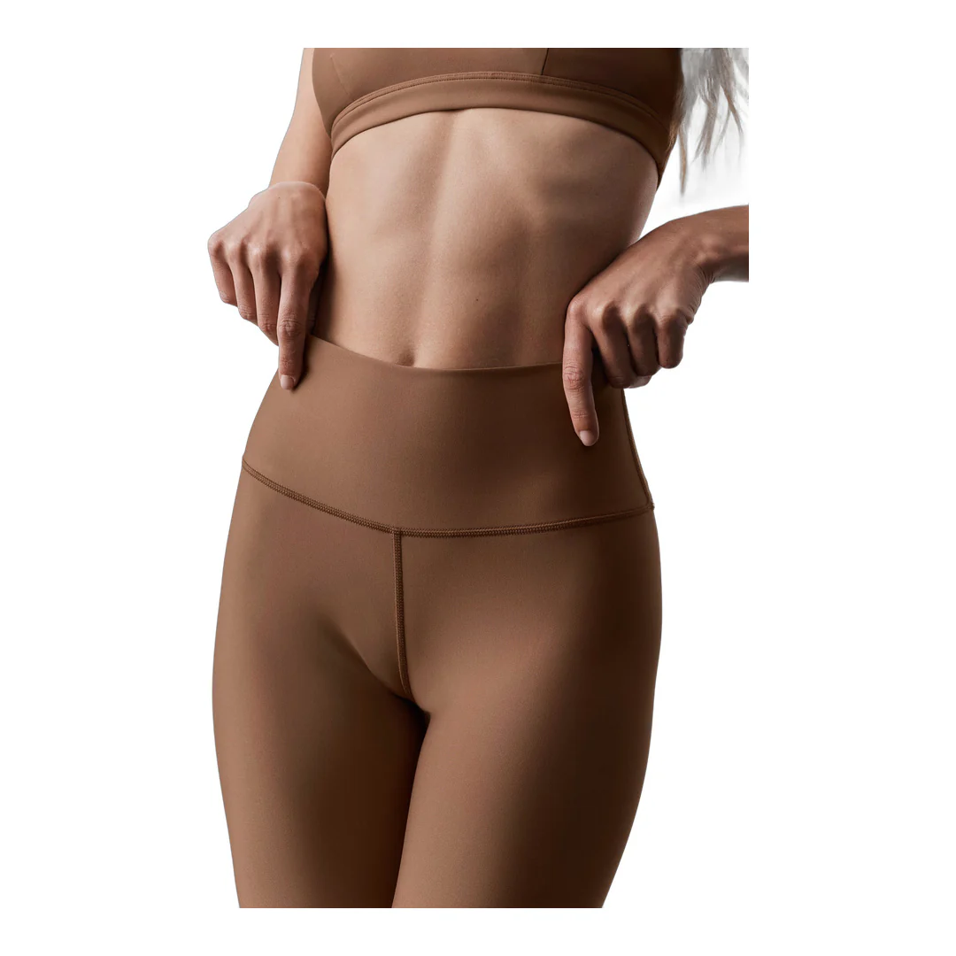 alo 7/8 High-Waist Airlift Legging - Sun Kissed Brown - Image 3