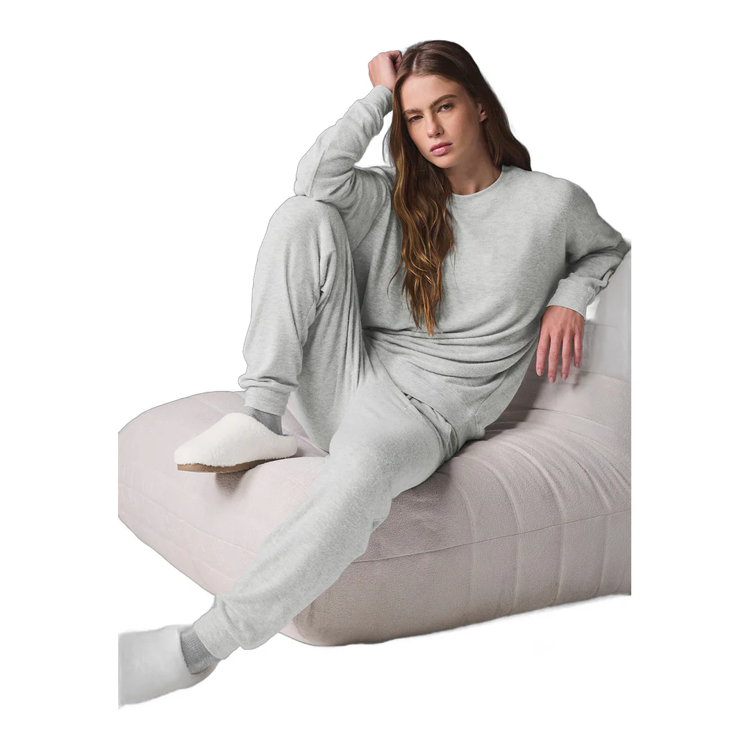alo Soho Sweatpant - Athletic Heather Grey - Image 5