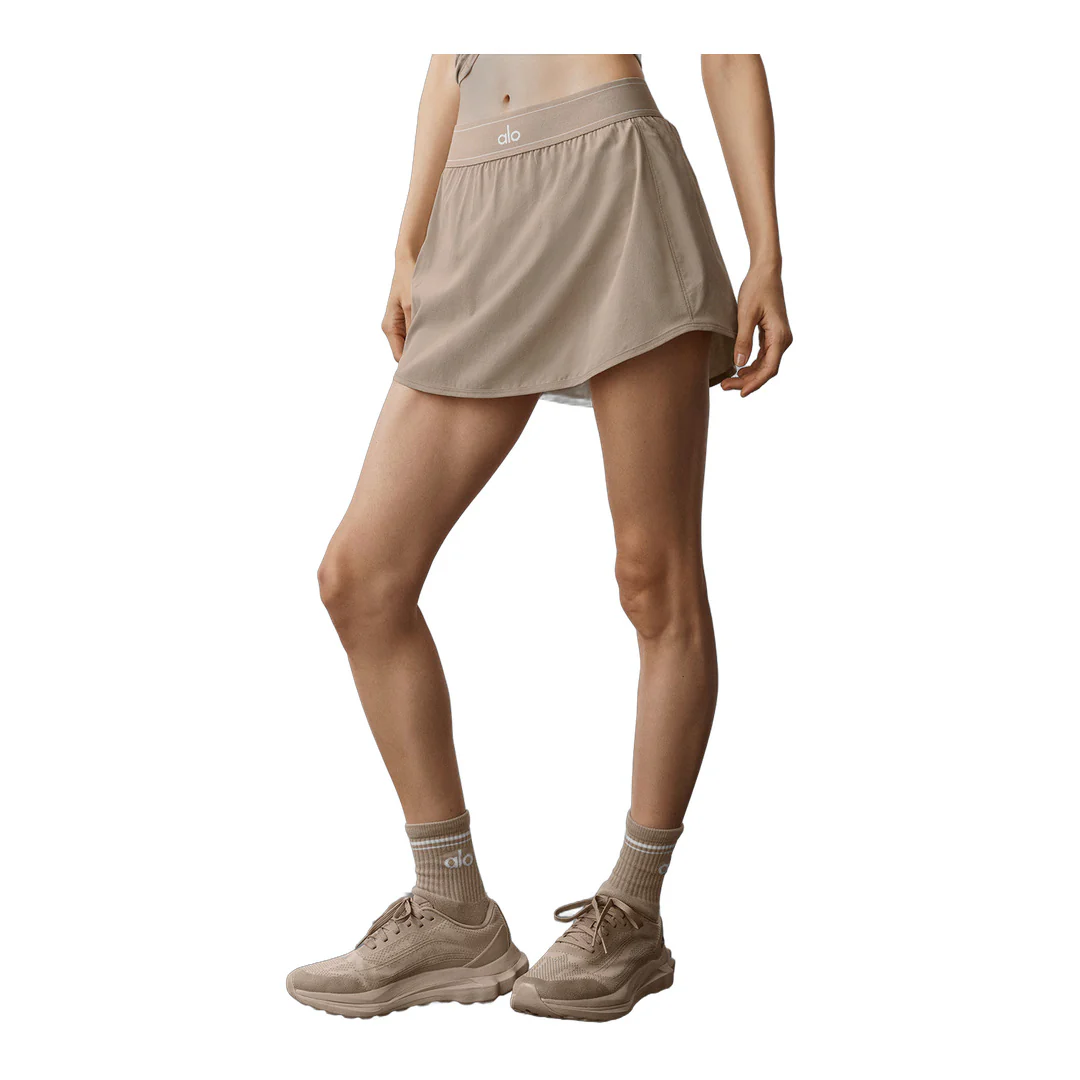 alo Match Point Tennis Skirt - Gravel - Image 4