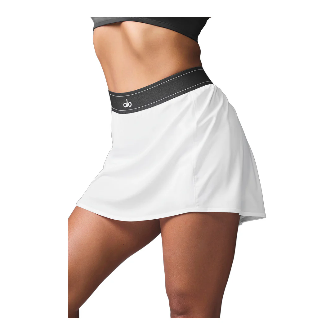 alo Match Point Tennis Skirt - White - Image 4