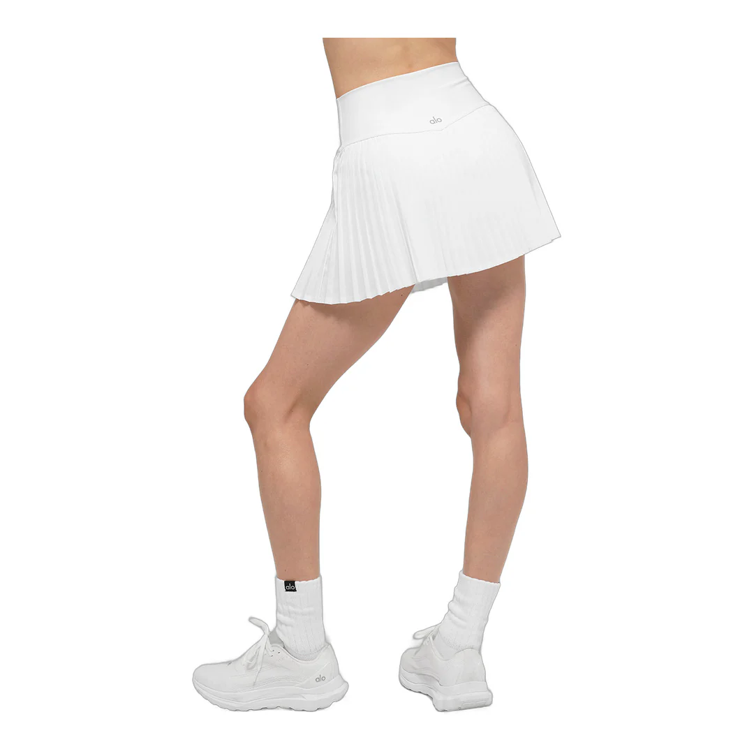 alo Grand Slam Tennis Skirt - White - Image 2