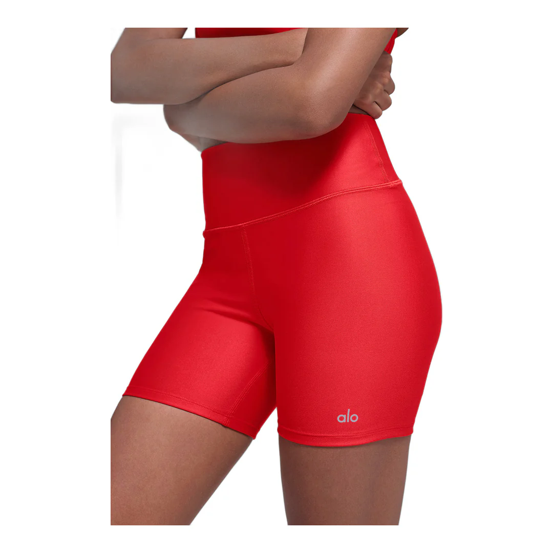 alo 5" Airlift Energy Short - Bright Red - Image 2