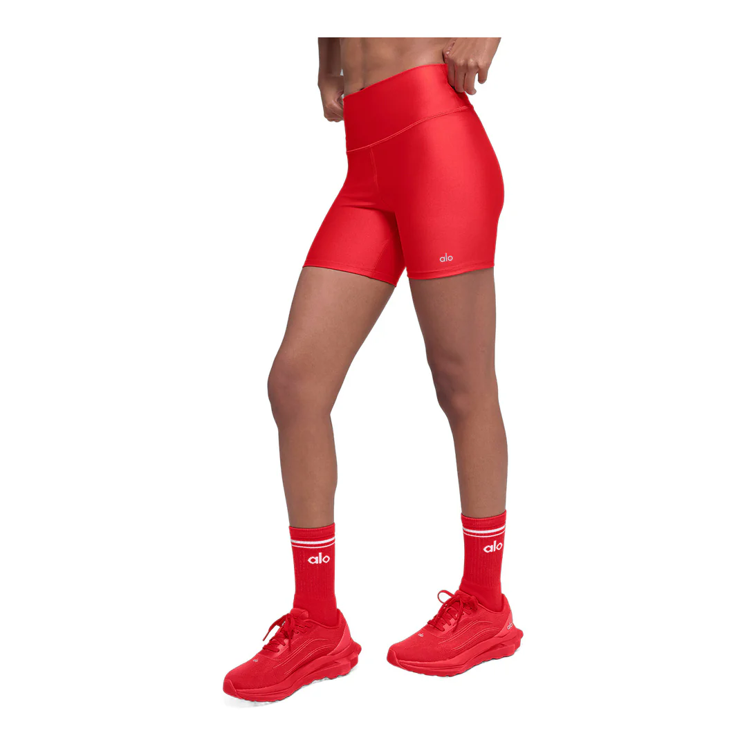 alo 5" Airlift Energy Short - Bright Red - Image 3