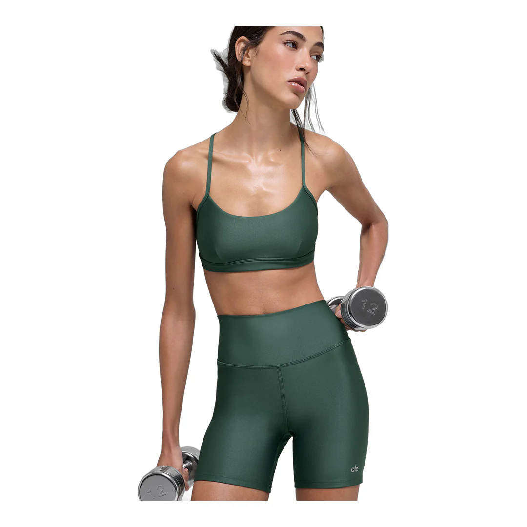 alo 5" Airlift Energy Short - Clover Green - Image 3