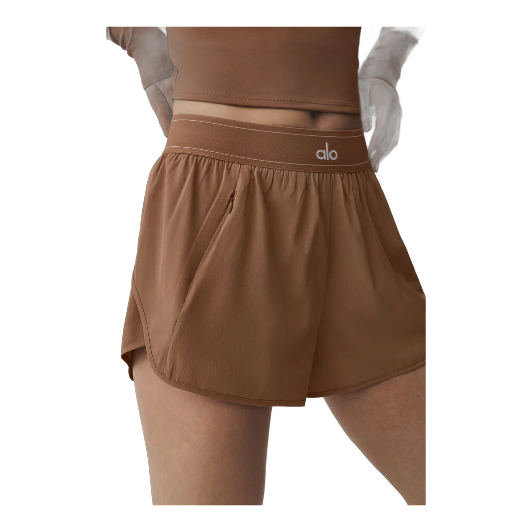 alo Match Point Short - Sun Kissed Brown - Image 4