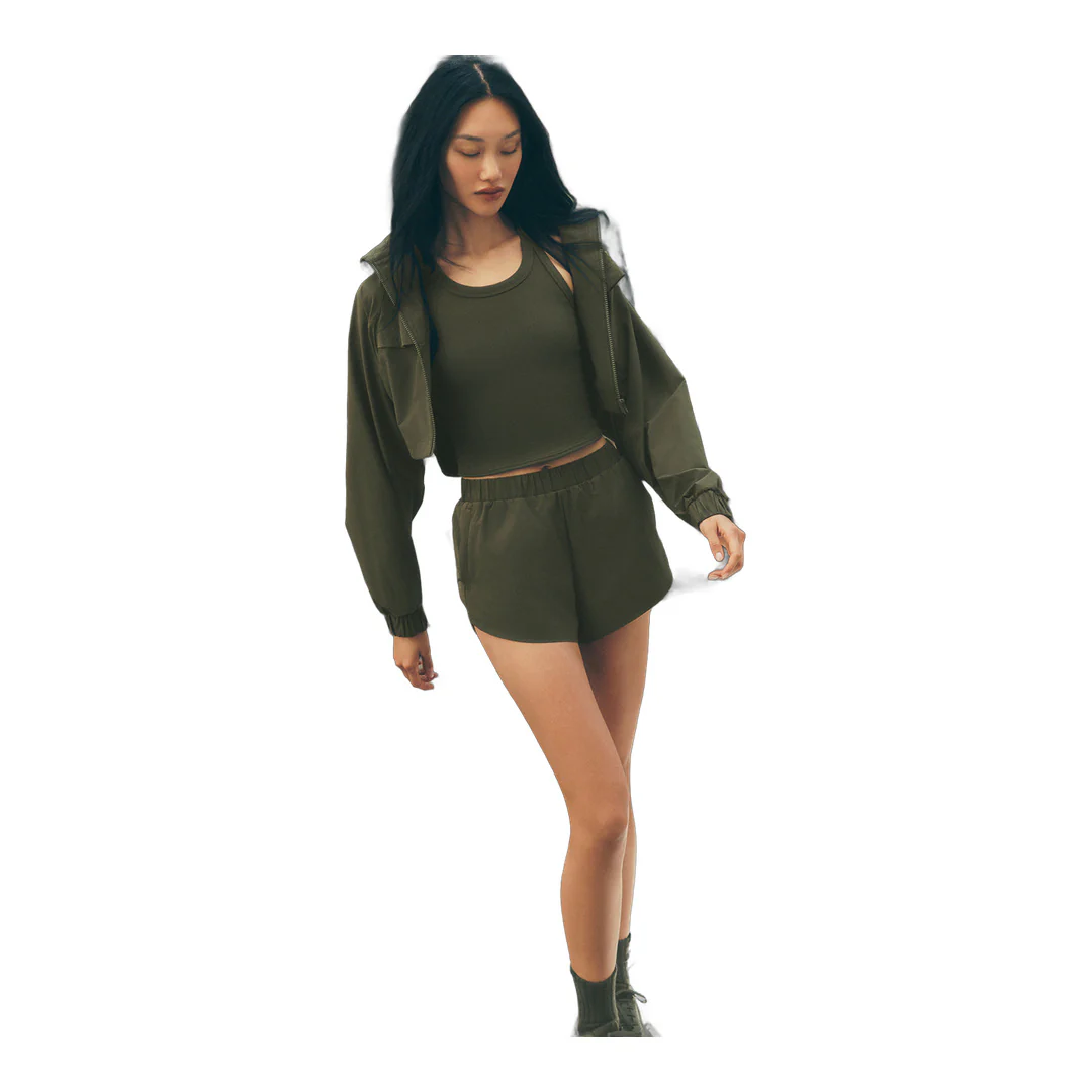 alo Playmaker Dolphin Short - Green Olive