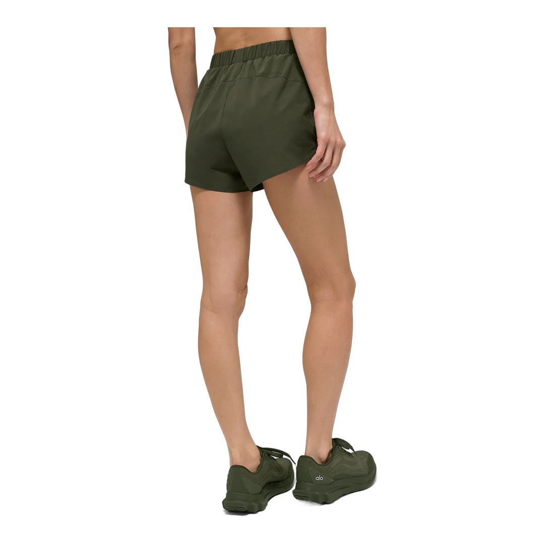 alo Playmaker Dolphin Short - Green Olive - Image 4
