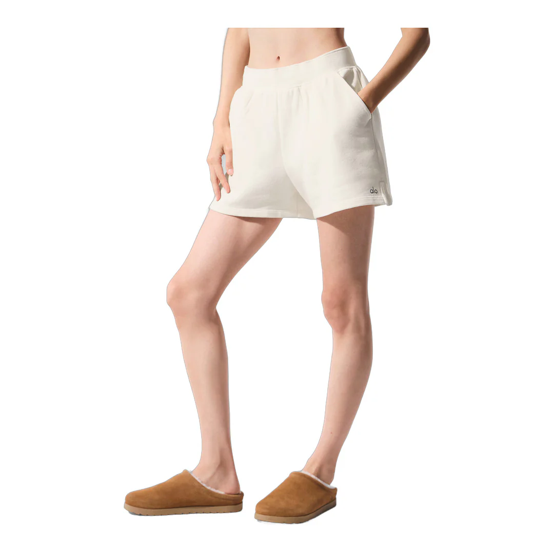 alo Low Key Sweat Short - Ivory - Image 5