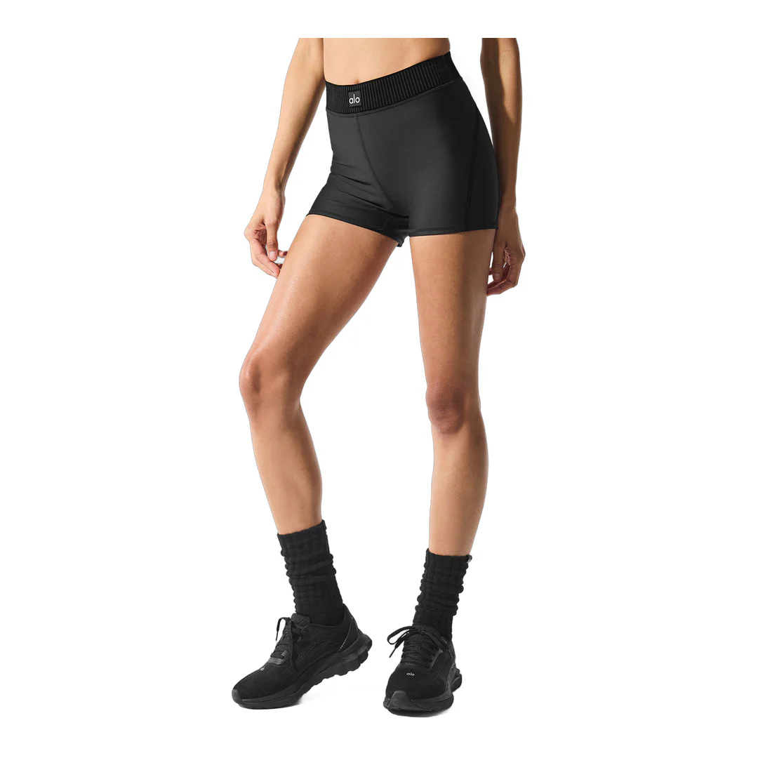 alo Airlift High-Waist Line Up Short - Black