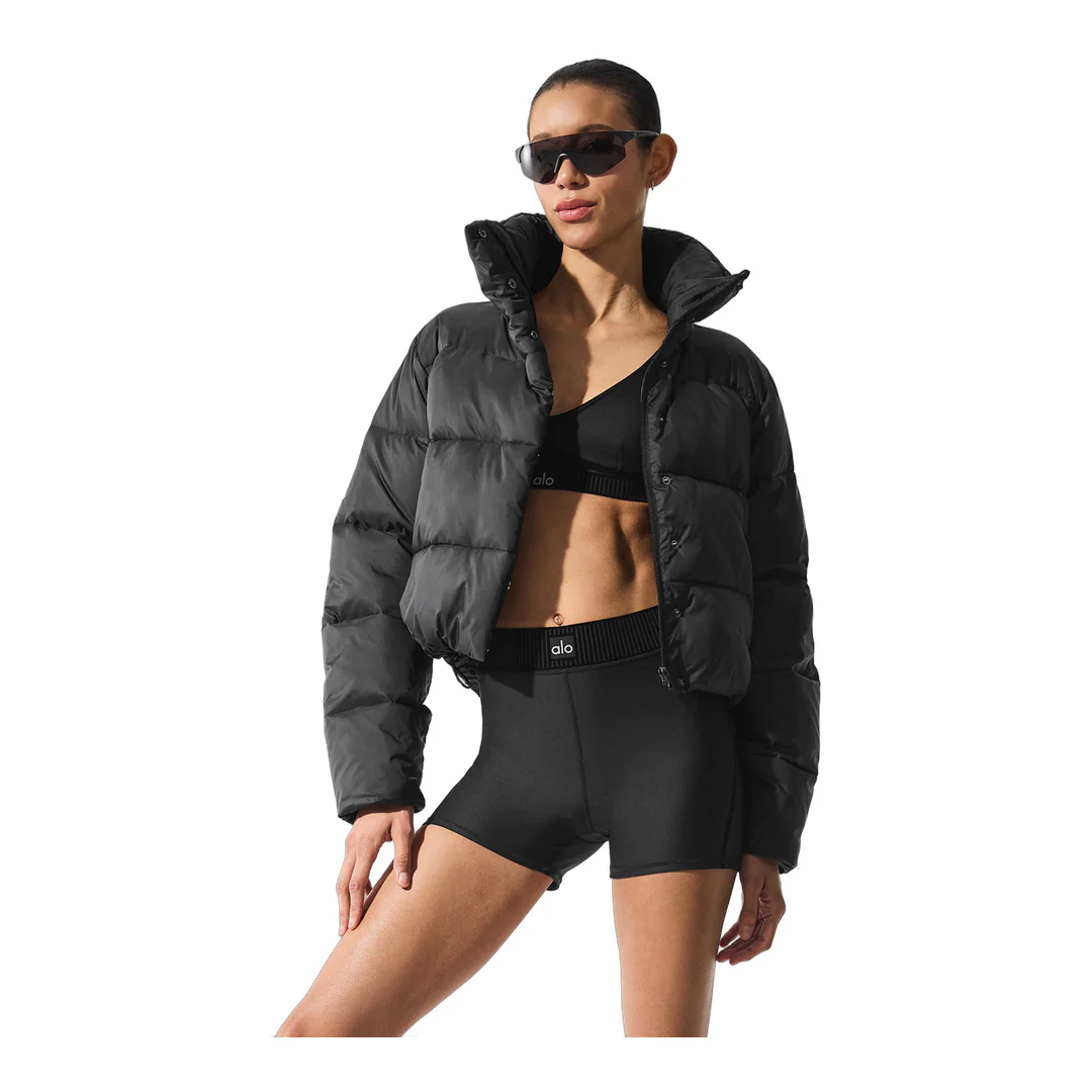 alo Airlift High-Waist Line Up Short - Black - Image 4