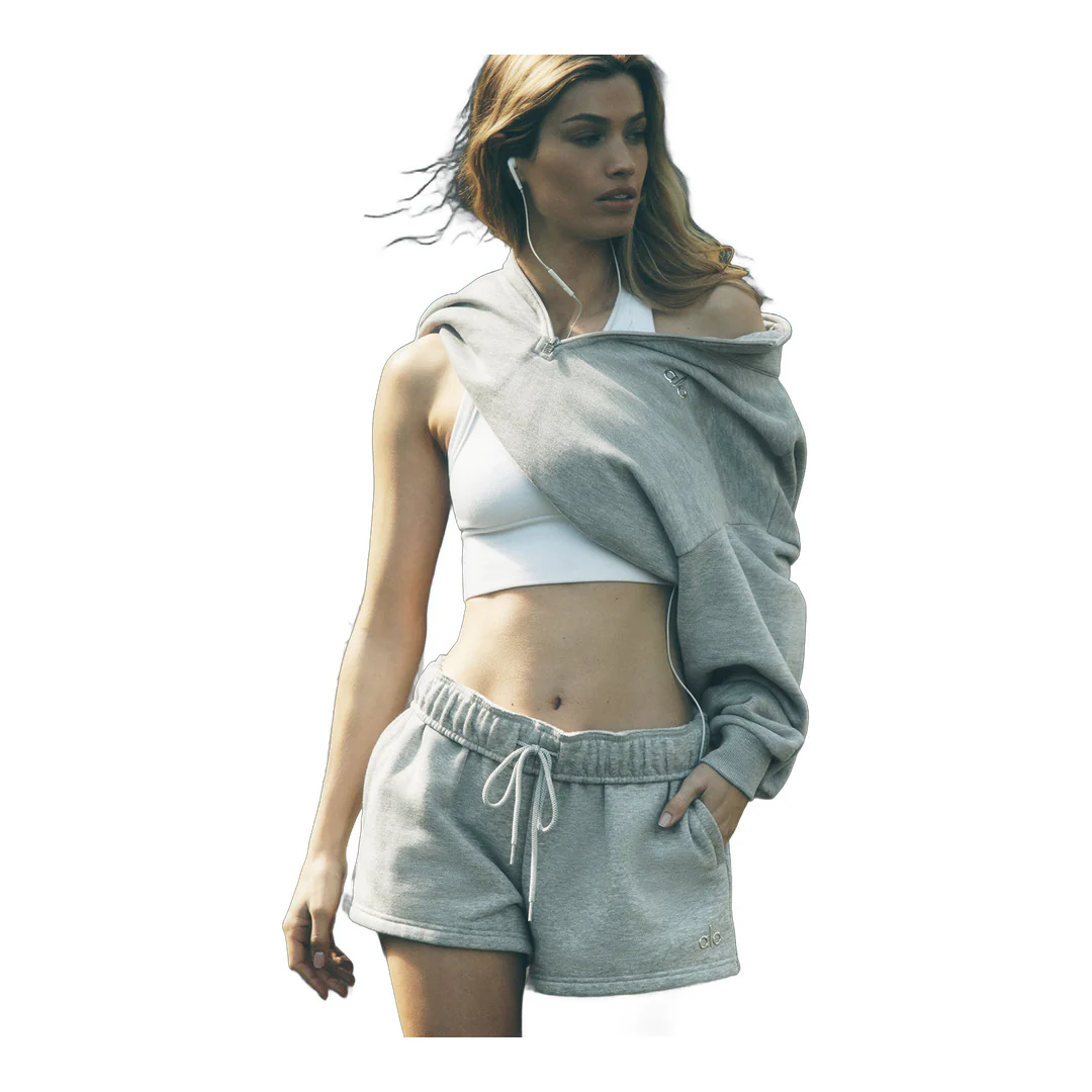 alo Accolade Short - Athletic Heather Grey