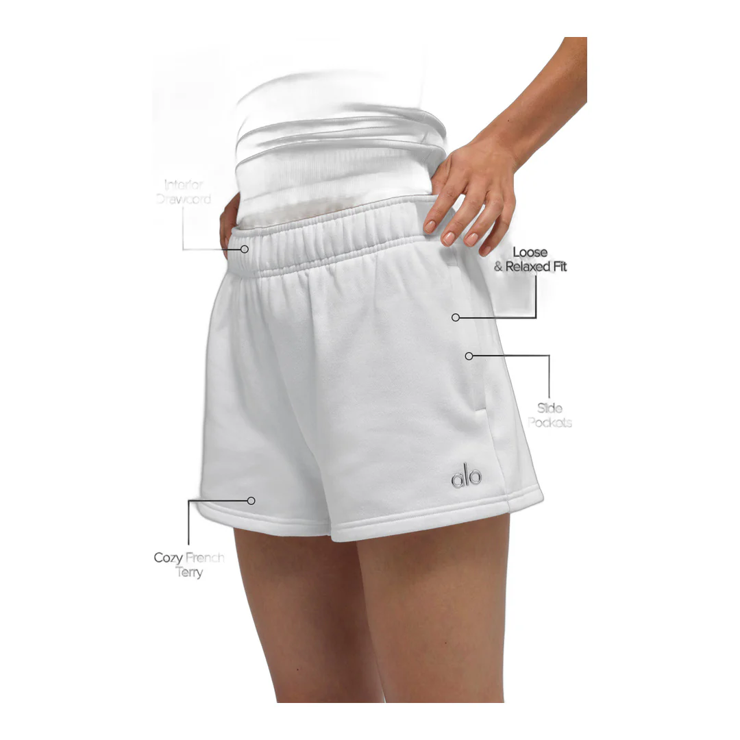 alo Accolade Short - White - Image 2
