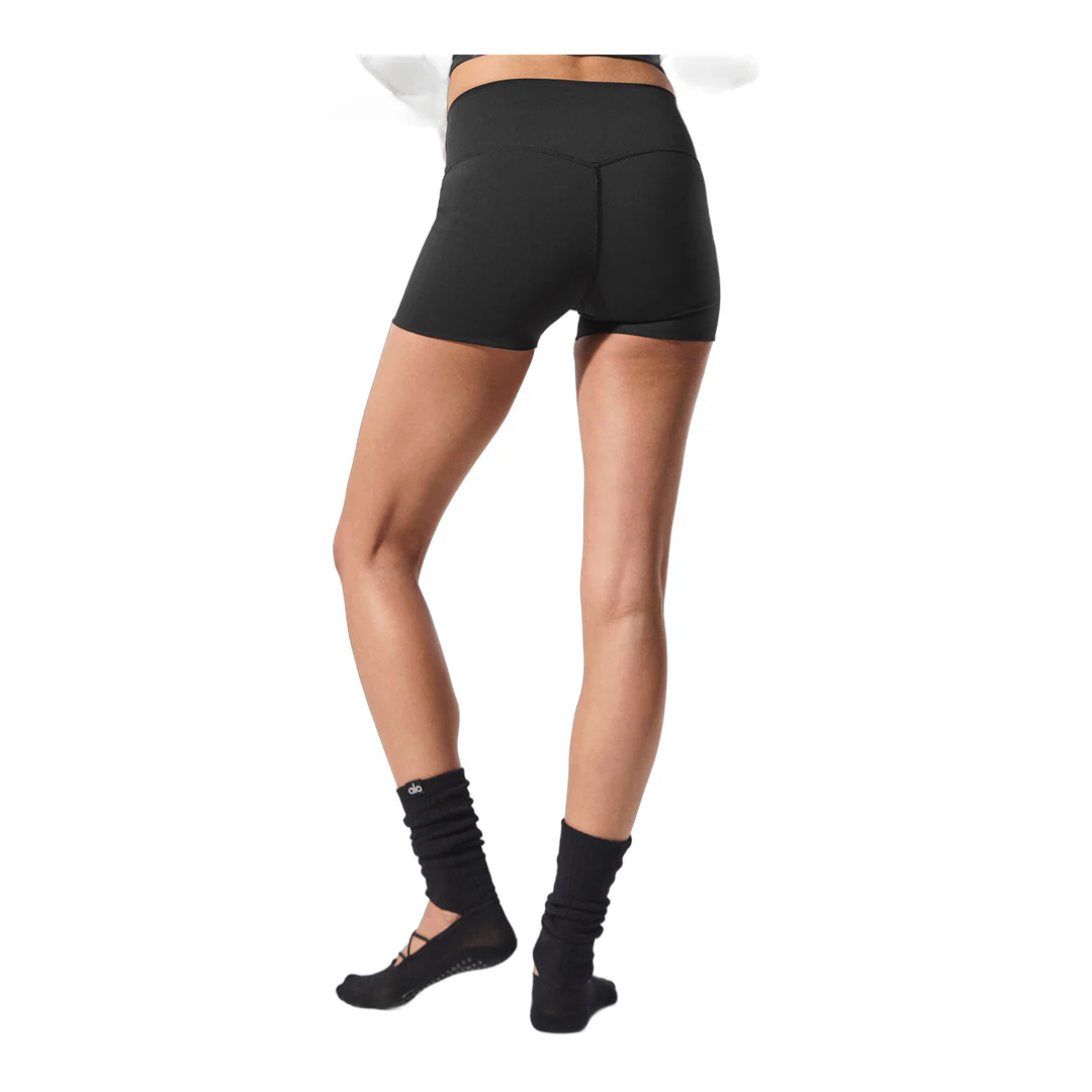 alo 3" ALO Softsculpt High-Waist Precision Short - Black - Image 4