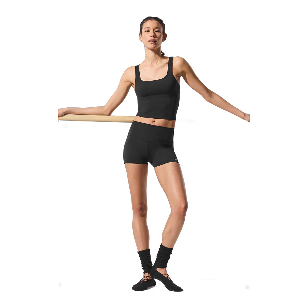 alo 3" ALO Softsculpt High-Waist Precision Short - Black - Image 5