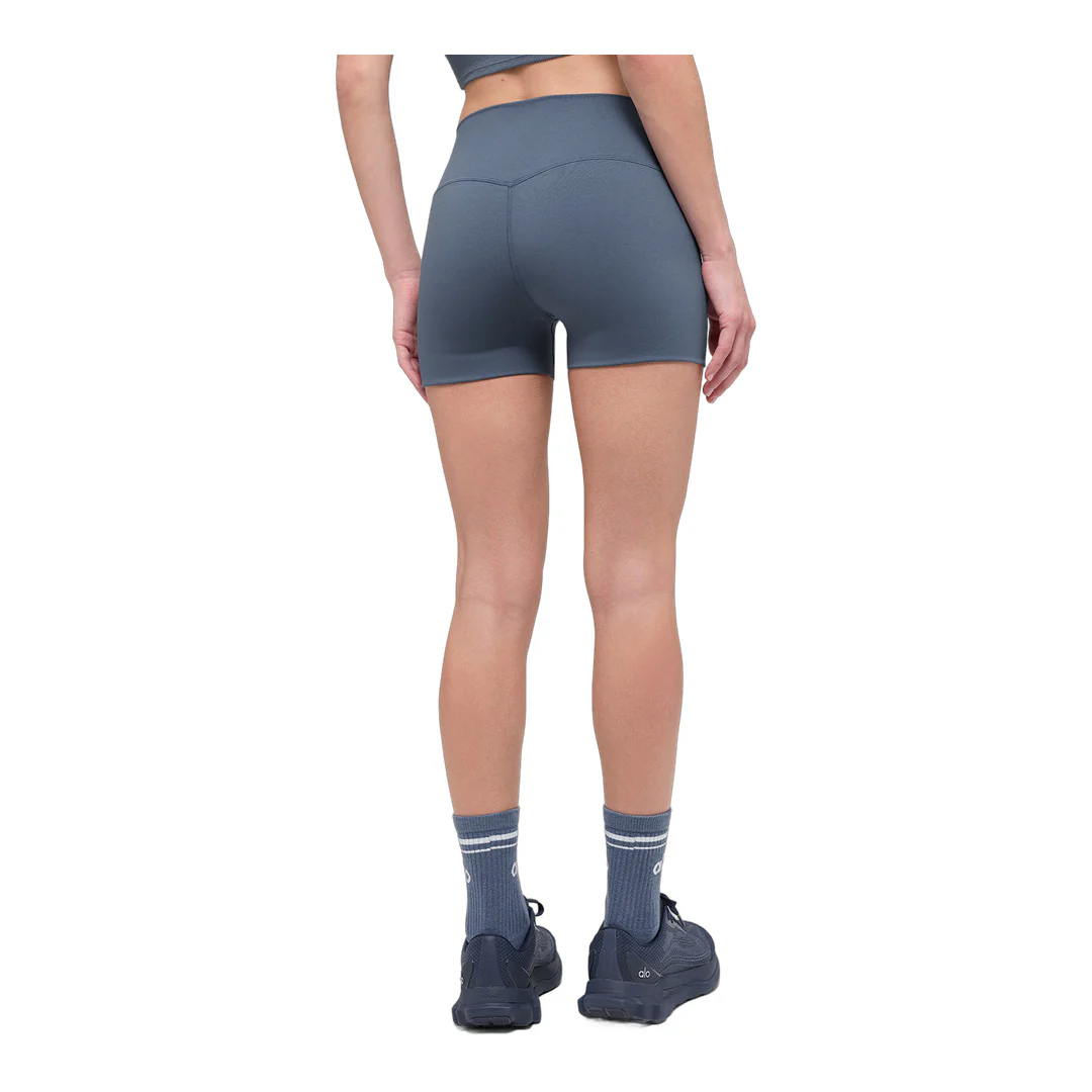 alo 3" ALO Softsculpt High-Waist Precision Short - Bluestone - Image 4