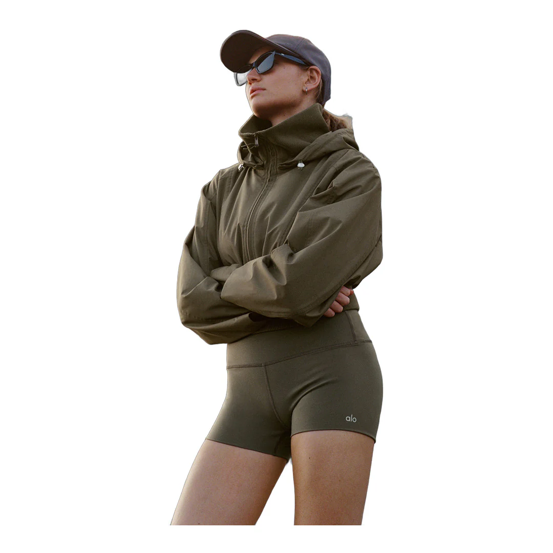 alo 3" ALO Softsculpt High-Waist Precision Short - Olive Tree