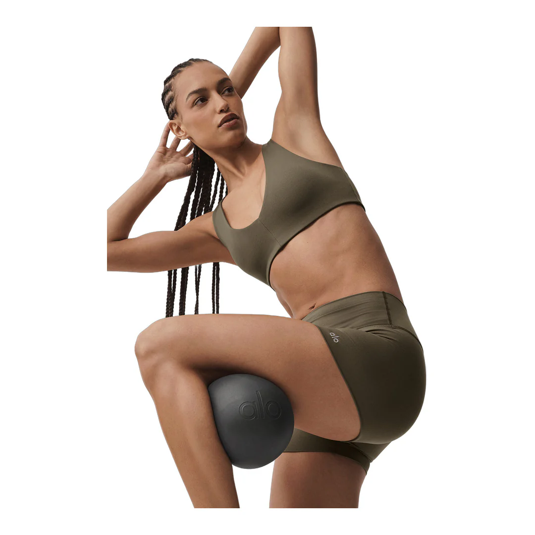 alo 3" ALO Softsculpt High-Waist Precision Short - Olive Tree - Image 4