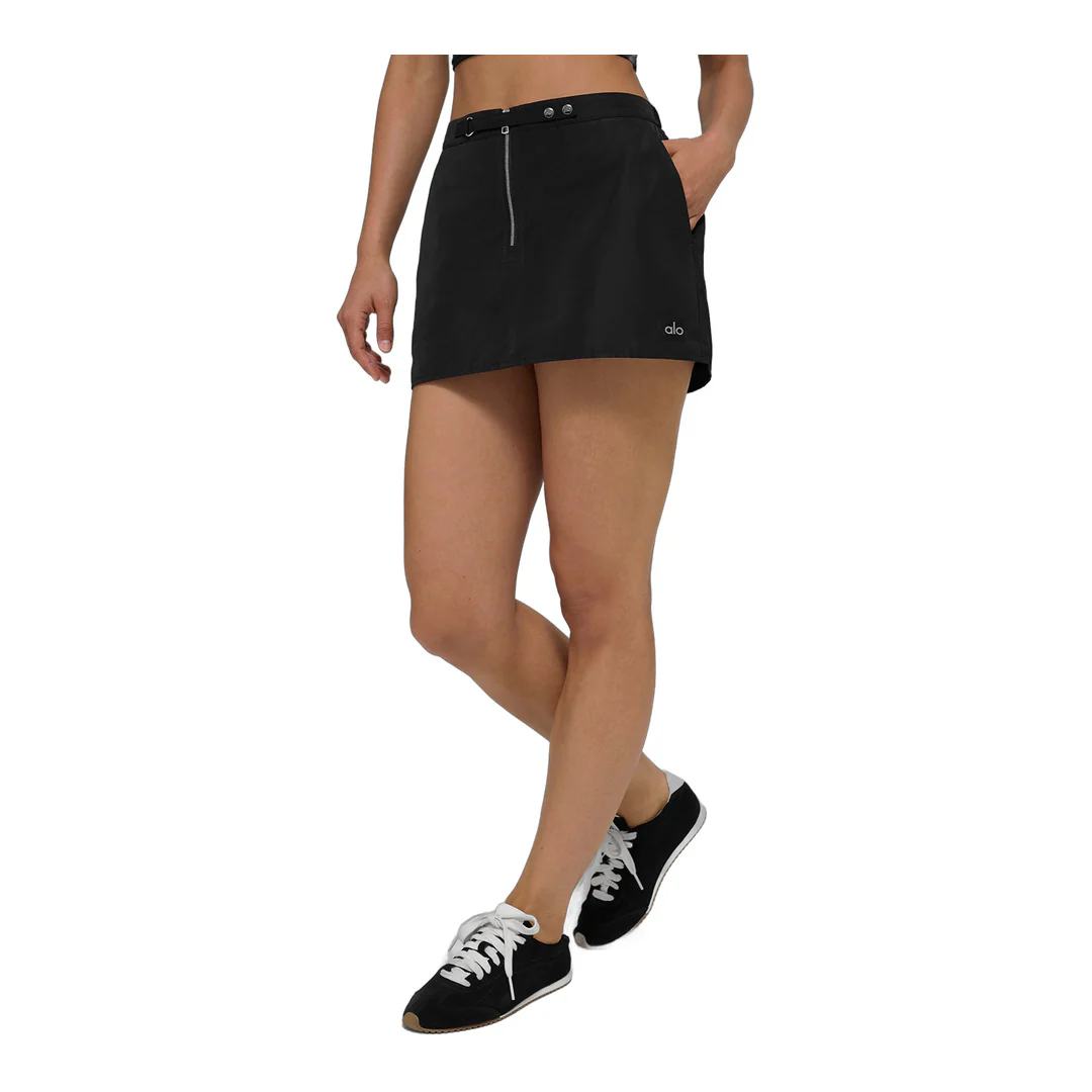 alo Work It Mini Skirt - Black