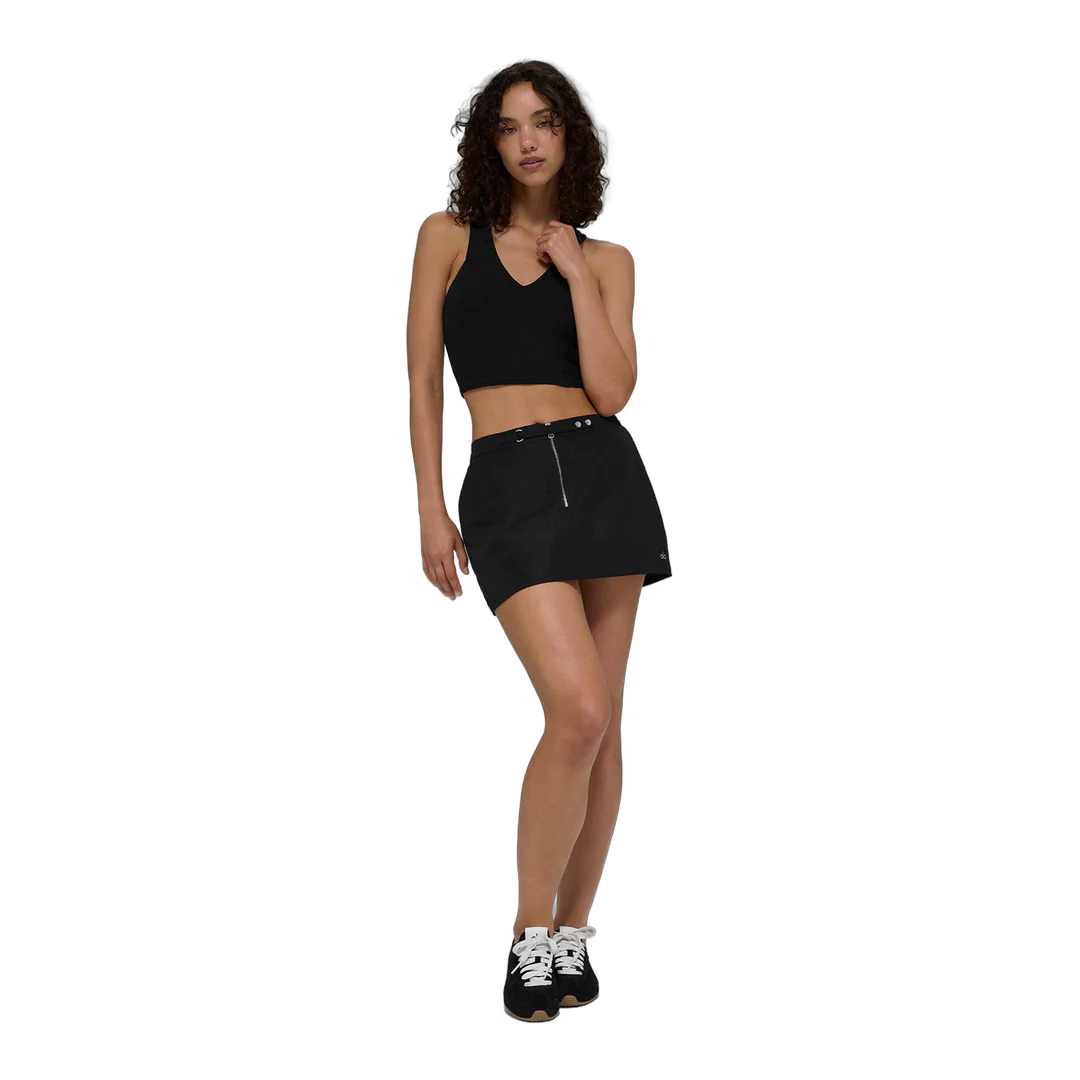 alo Work It Mini Skirt - Black - Image 5