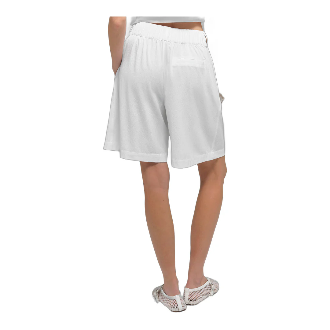 alo High-Waist Dreamscape Short - Semi Sheer White - Image 4