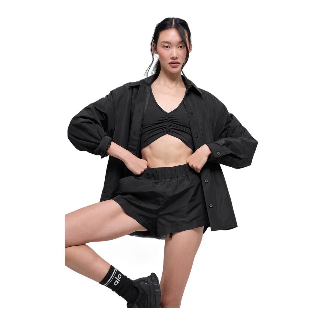 alo High-Waist Socialite Short - Black - Image 5