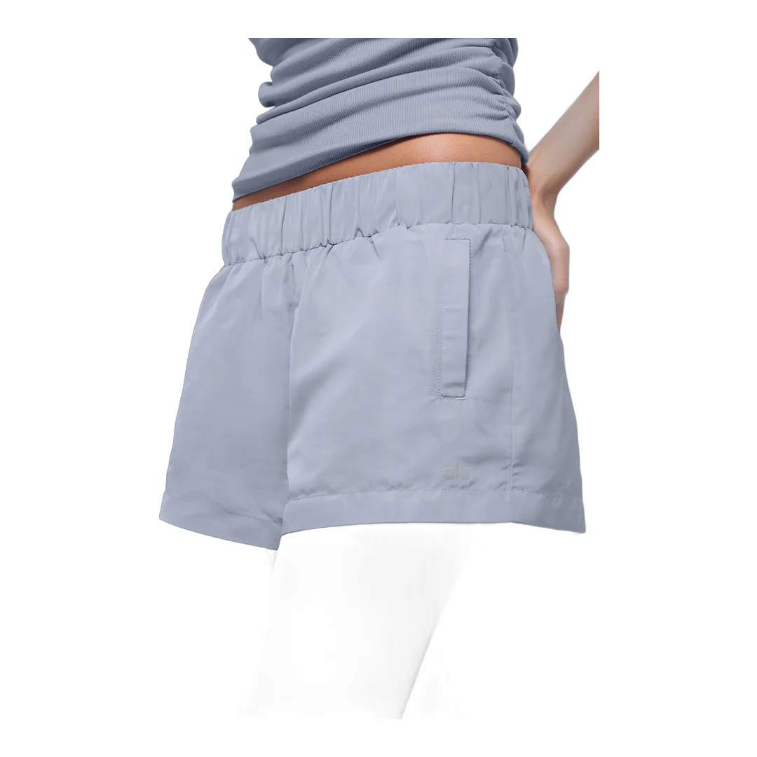 alo High-Waist Socialite Short - Winter Frost - Image 3