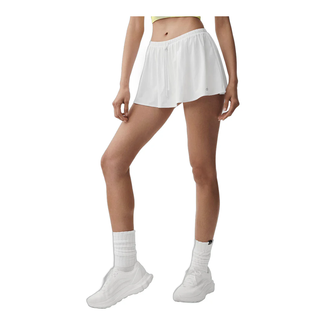 alo Breezy Tennis Skirt - White - Image 3