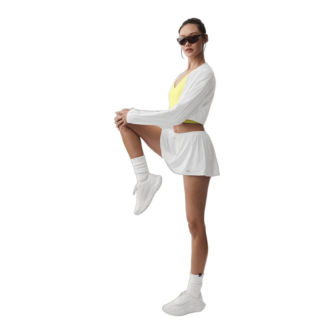 alo Breezy Tennis Skirt - White - Image 6