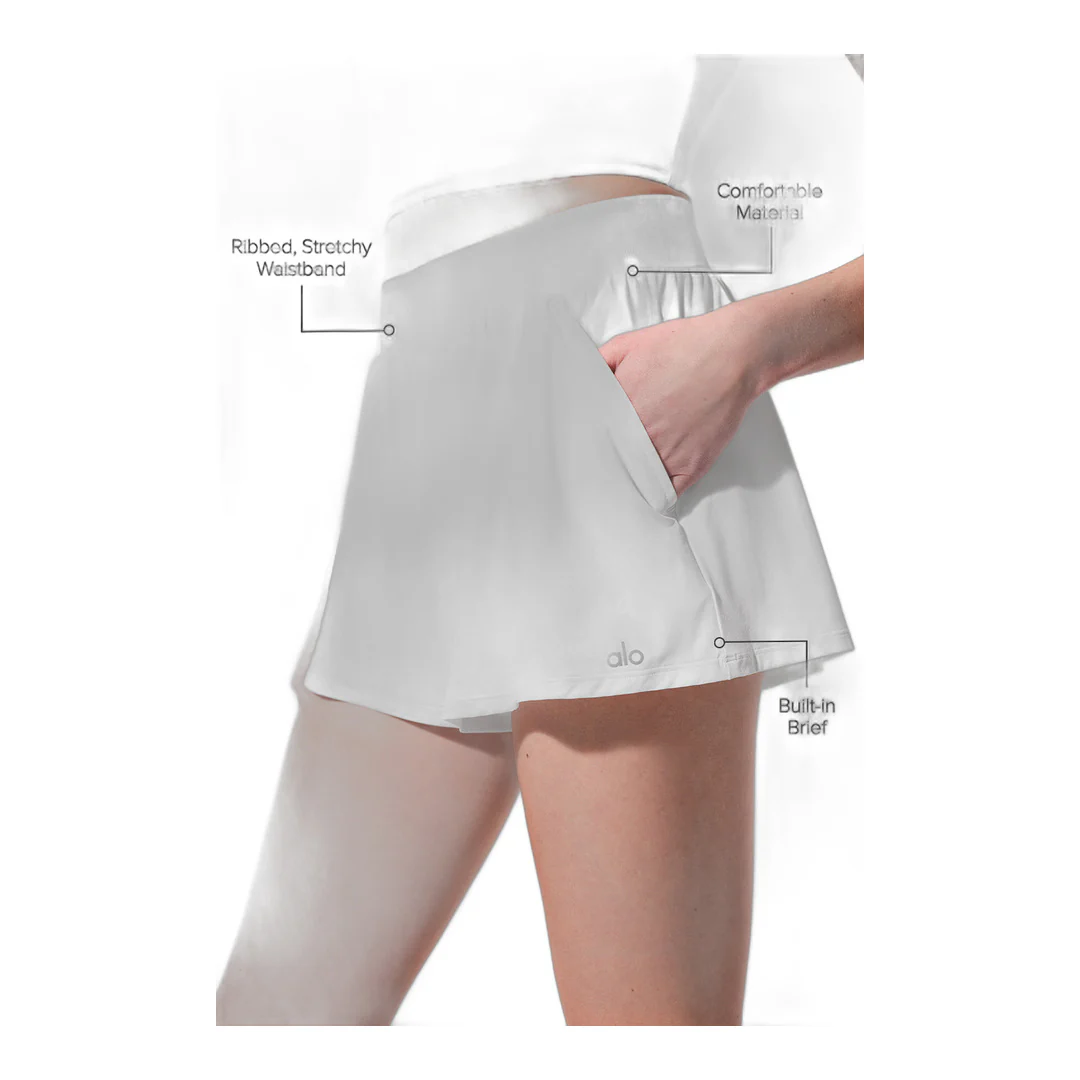 alo Breezy Short - White - Image 2