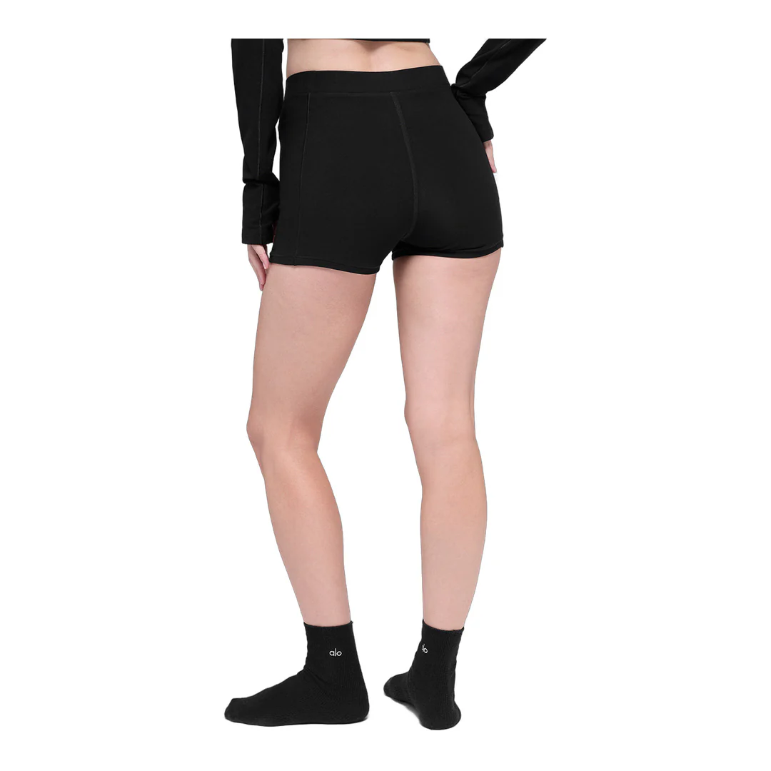 alo Alosoft Sincere Micro Short - Black - Image 4