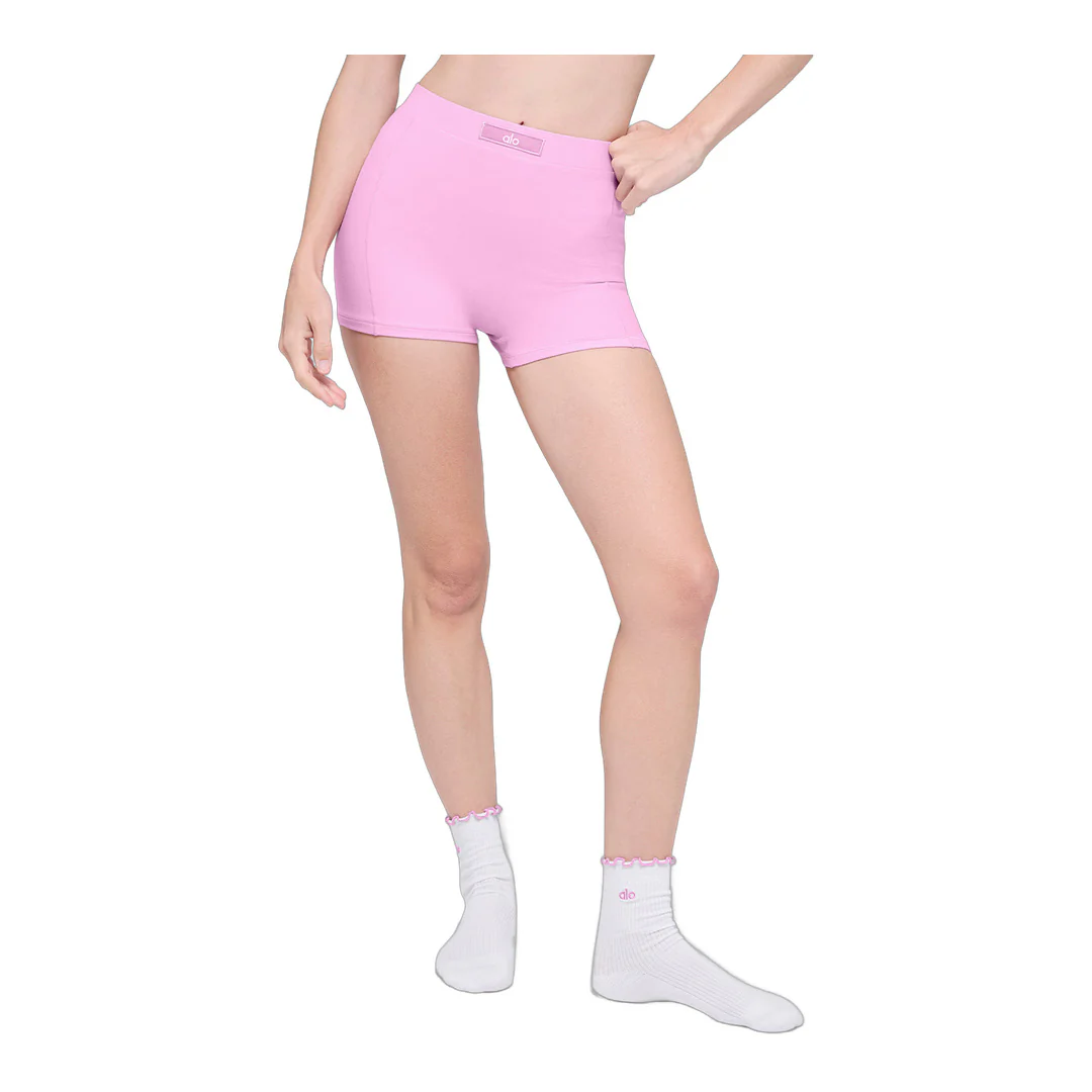 alo Alosoft Sincere Micro Short - Candy Heart Pink - Image 3