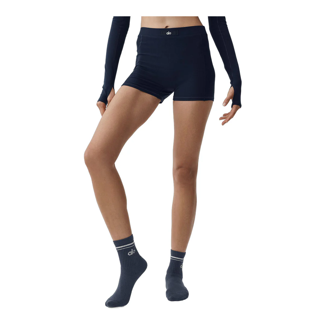 alo Alosoft Sincere Micro Short - Navy - Image 3