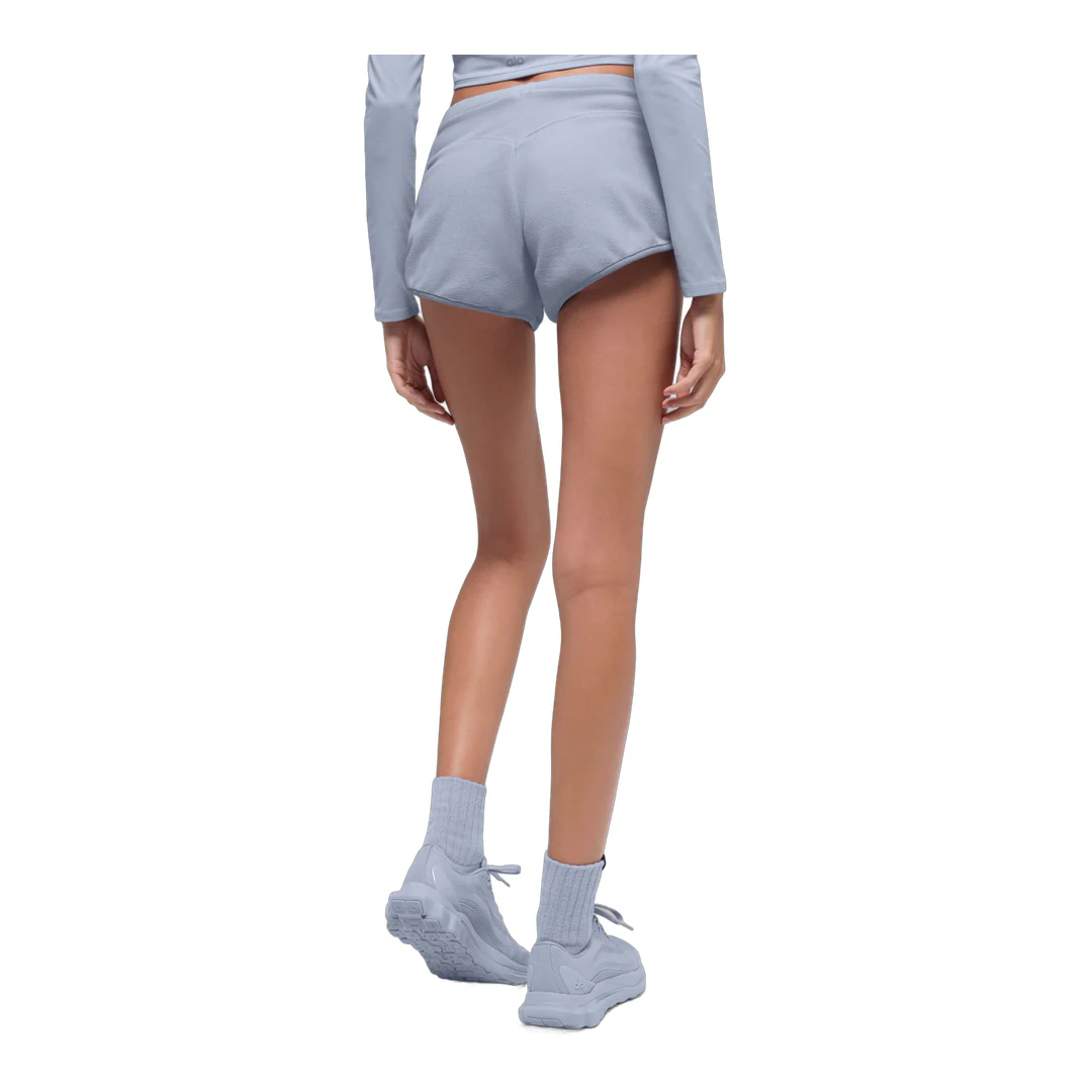 alo Polar Fleece Retreat Short - Winter Frost - Image 2